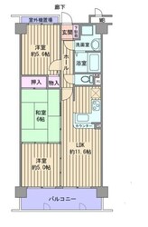 リベール上大野の物件間取画像